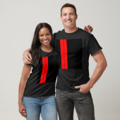 Red Racing Stripes T-shirt (Unisex)