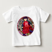 Red Rag Queen Textile Doll met je Monogram (Voorkant)