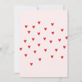 Red Rainbow baby shower  Kaart (Achterkant)