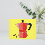 Red Rainbow Espresso Briefkaart (Staand voorkant)