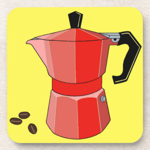 Red Rainbow Espresso Drankjes Onderzetter