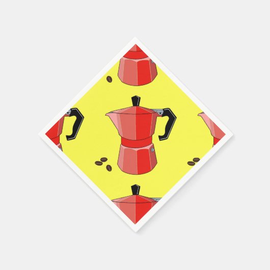 Red Rainbow Espresso Servet (Hoek)