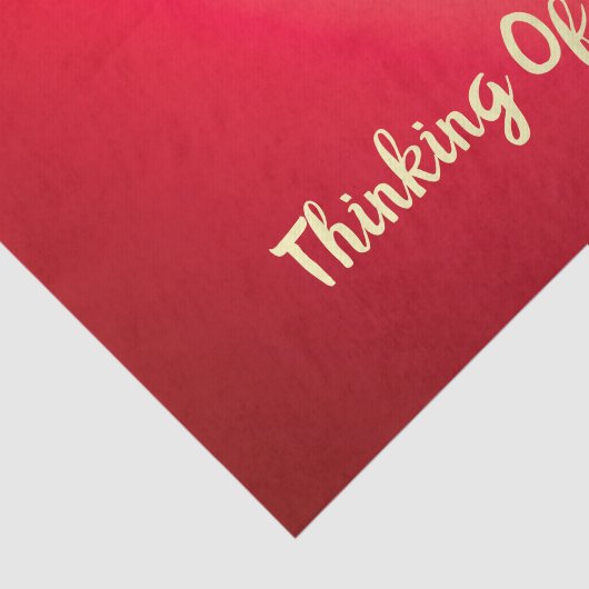 Red Rainbow Styled Tissuepapier (Detail)