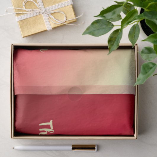 Red Rainbow Styled Tissuepapier (Geschenk)