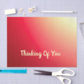 Red Rainbow Styled Tissuepapier (Craft)