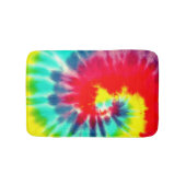 Red Rainbow Tie Dye Badmat (Voorkant)