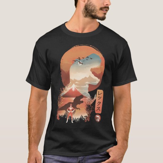 Red Ranger Ukiyo E T-shirt (Voorkant)