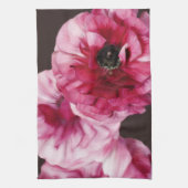 Red Ranunculus Theedoek (Verticaal)