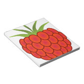 Red Raspberry Line Art Notitieblok (Schuin)