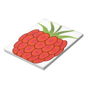 Red Raspberry Line Art Notitieblok (Linkerzijde)
