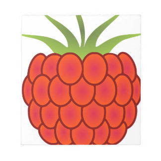 Red Raspberry Line Art Notitieblok