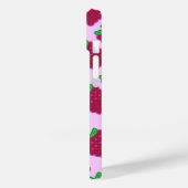 Red Raspberry Pattern iPhone 6/6s Hoesje (Achterkant / Links)