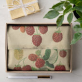 Red Raspberry Script Ephemera Decoupage Tissuepapier (Geschenk)