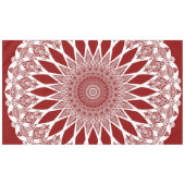 Red Raspberry Tristyns Mandala Tafelkleed (Voorkant (Horizontaal))