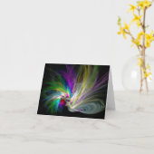 Red Raspberry White Dove Blank Card Kaart (Gele Bloem)