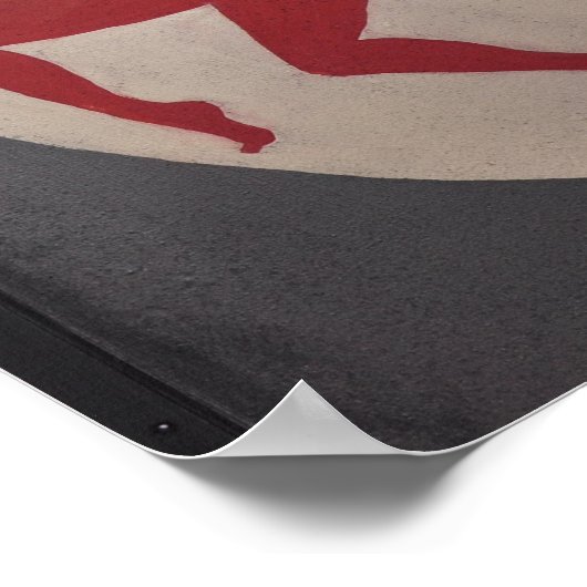 Red Rat Pub Sign Poster (Hoek)