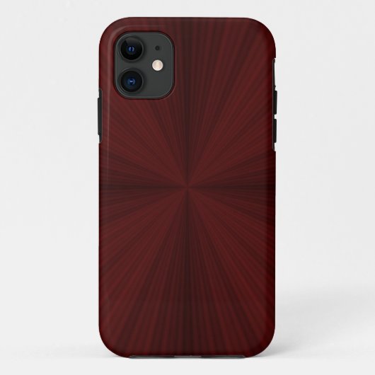 Red Rays Quartered iPhone 5 Hoesje (Achterkant)