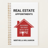 Red REAL ESTATE Appointings Planner (Voorkant)
