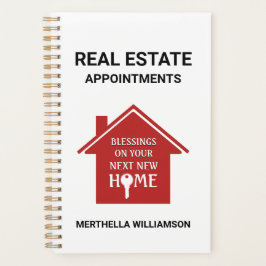 Red REAL ESTATE Appointings Planner