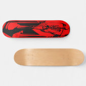 Red reaper check maat persoonlijk skateboard (Horizontaal)