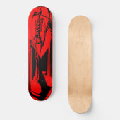 Red reaper check maat persoonlijk skateboard (Voorkant)