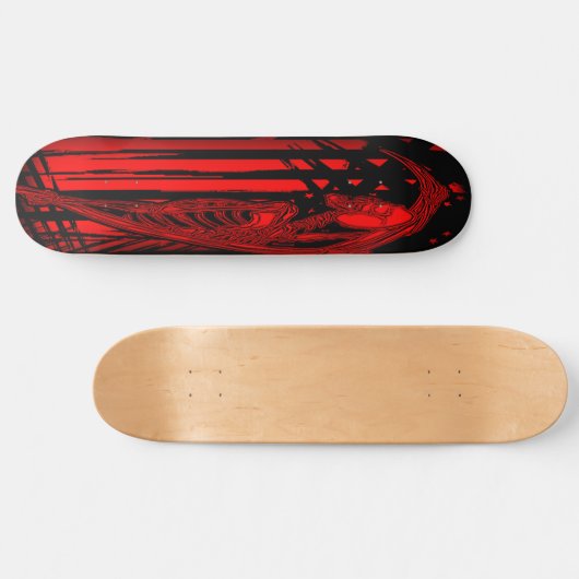 Red Reaper Persoonlijk Skateboard (Horizontaal)