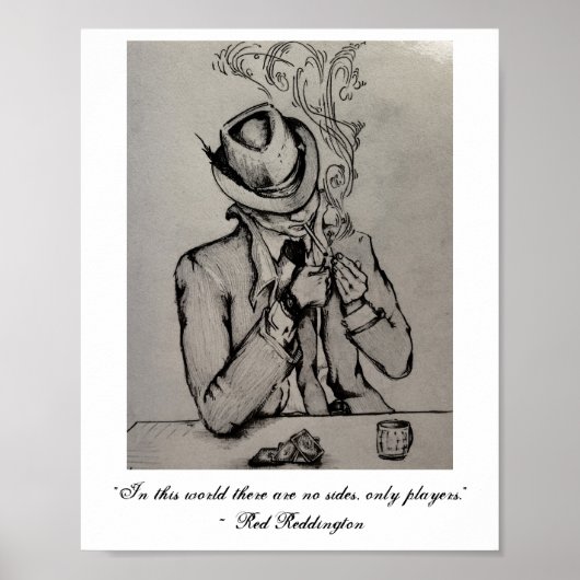 Red Reddington Sketch Poster (Voorkant)