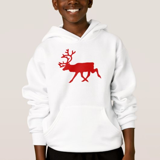 Red Reindeer/Cariou Silhouette (Voorkant)