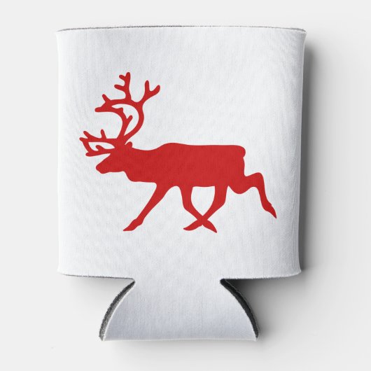 Red Reindeer/Cariou Silhouette Blikjeskoeler (Voorkant)