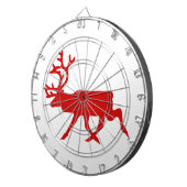 Red Reindeer/Cariou Silhouette Dartbord (Voorkant Rechts)