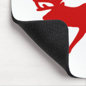 Red Reindeer/Cariou Silhouette Muismat (Hoek)