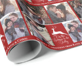 Red Reindeer Dit is de seizoensgebonden aangepaste Cadeaupapier (Rol Hoek)