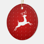 Red Reindeer Ornament (Links)