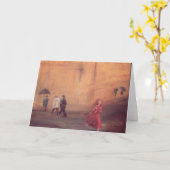 "Red Rendezvous" leeg wenskaart Kaart (Gele Bloem)