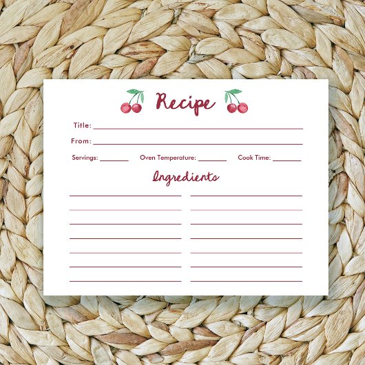 Red Retro Cherries | Vrijgezellenfeest Recept Kaar