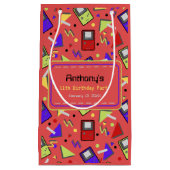 Red Retro Gaming Klein Cadeauzakje (Voorkant)