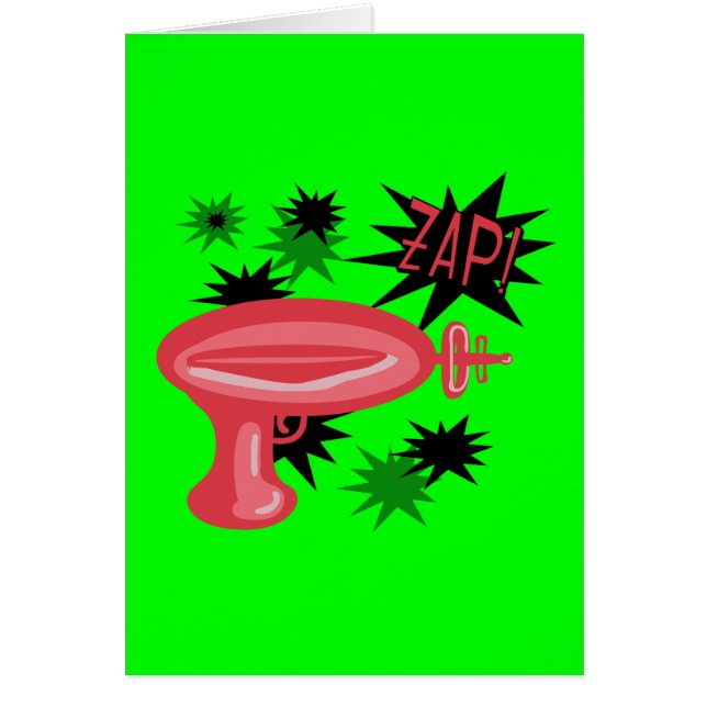 Red Retro Raygun (Voorkant)