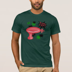 Red Retro Raygun T-shirt