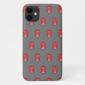 Red Retro Robot Case-Mate iPhone Case (Achterkant)