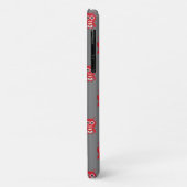 Red Retro Robot Case-Mate iPhone Case (Achterkant/links)