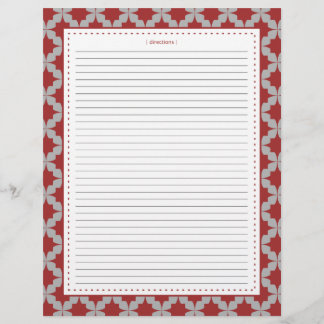 Red Retro Star Aanvullende Recept Pagina's
