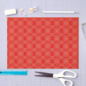 Red Retro Tissuepapier (Craft)