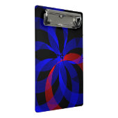 Red Revolving Accent Geometric Mini Clipboard Mini Klembord (Schuin)