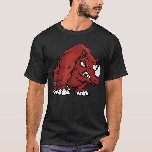 Red_rhino_notext T-shirt (Voorkant)