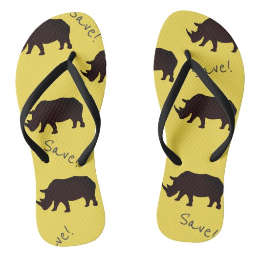 Red Rhinosandalen Geel Teenslippers (Voetbed)