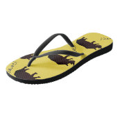 Red Rhinosandalen Geel Teenslippers (Schuin)