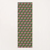 Red Rhododendrons Floral Pattern Yogamat (Voorkant)