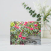 Red Rhodos - Denk aan jou... Briefkaart (Staand voorkant)