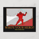 Red Rhok the Minotaur postcard Briefkaart (Voorkant)