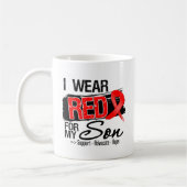Red Ribbon Awareness - Son Koffiemok (Links)